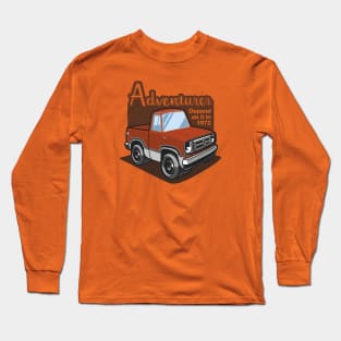 Medium Burnt Orange Adventurer (White-Based) - 1972 Long Sleeve T-Shirt